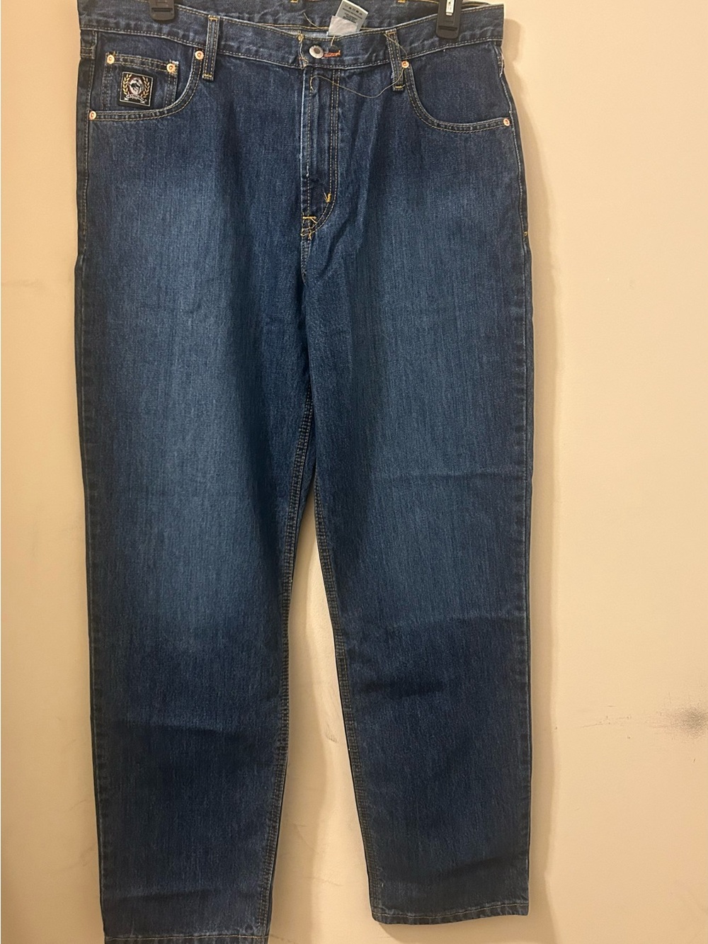 NWT Cinch Men's Dark Blue Loose Straight tapered Leg Jeans. Size 36x34